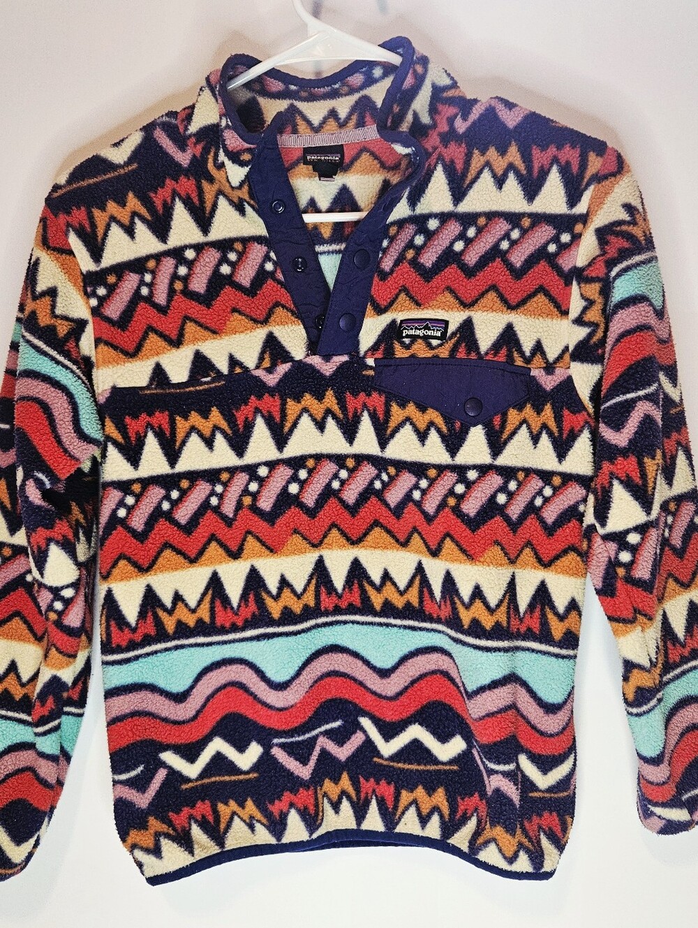 Patagonia Kids Multi-Color  Fleece Pullover Sweater